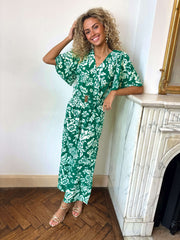 Shardae | Floral Wrap Jumpsuit