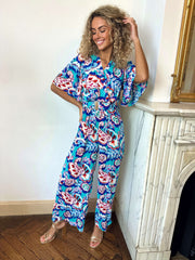 Cleda | Floral Wrap Jumpsuit