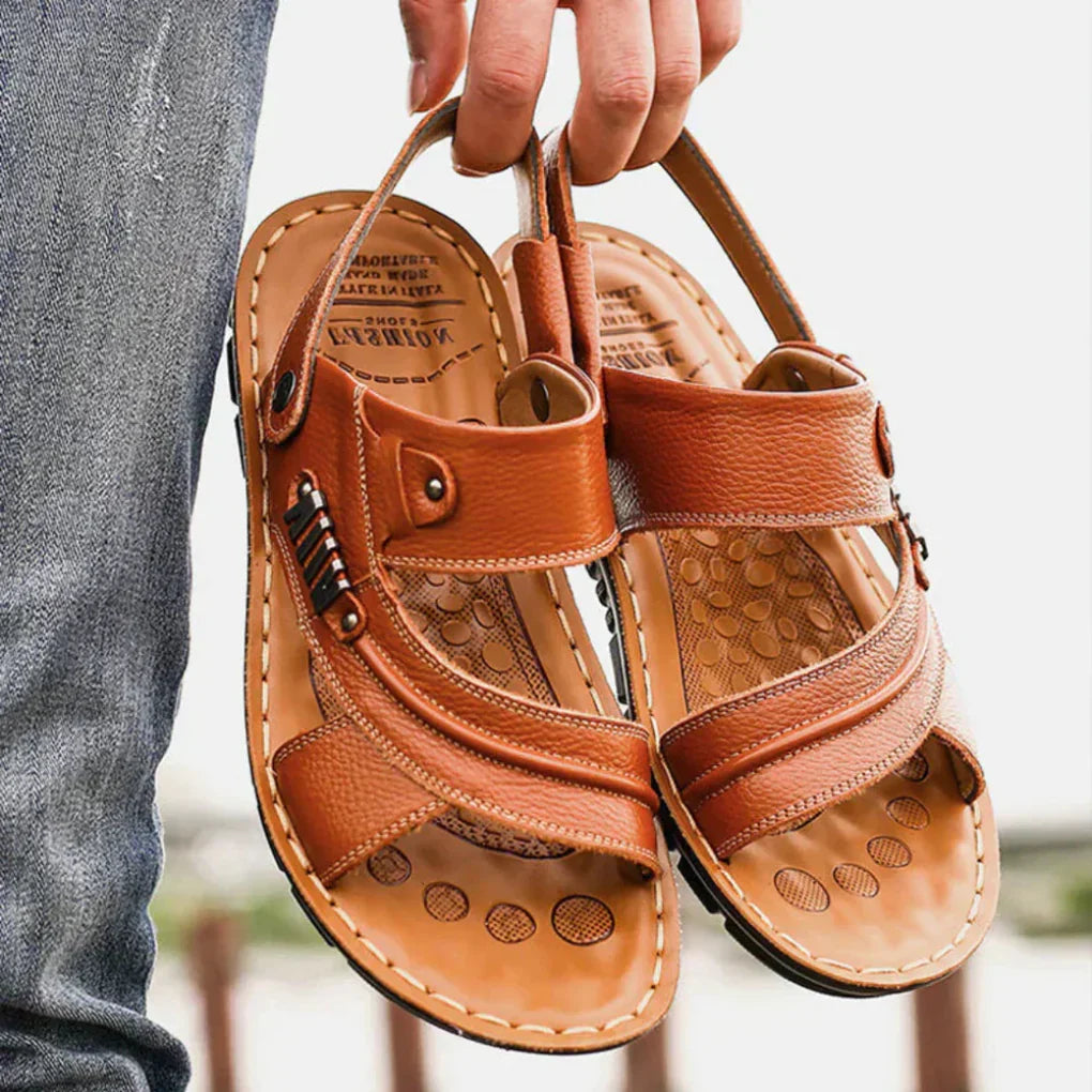 Women's sandals in Light brown