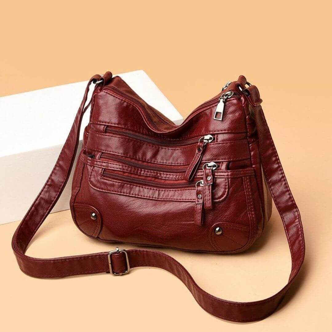 EVELYN | LEATHER SHOULDER BAG