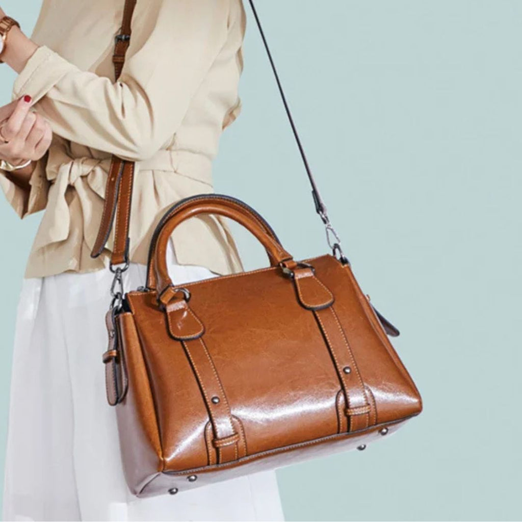 CAMILLE | LEATHER SHOULDER BAG