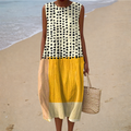 PRINTED FLOWING DRESS