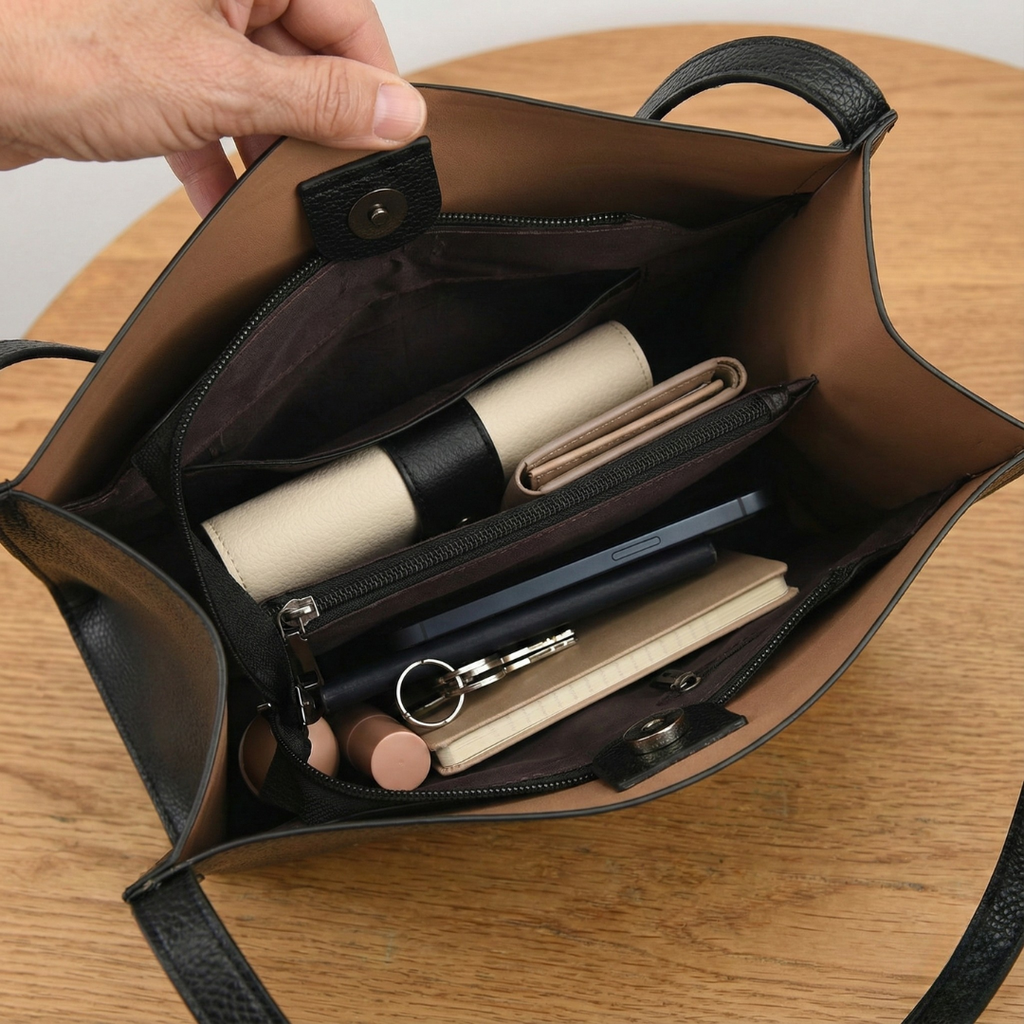 ELENA | LEATHER SHOULDER BAG