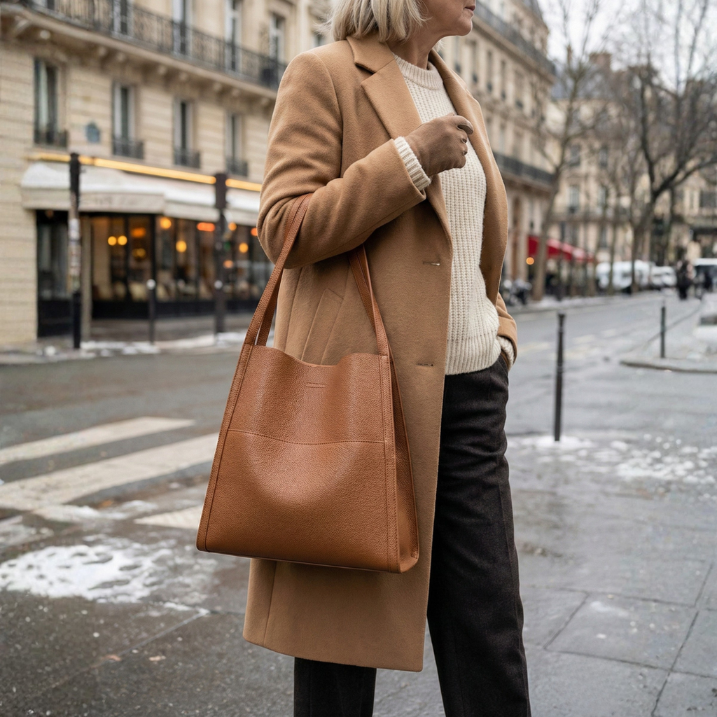 ELENA | LEATHER SHOULDER BAG