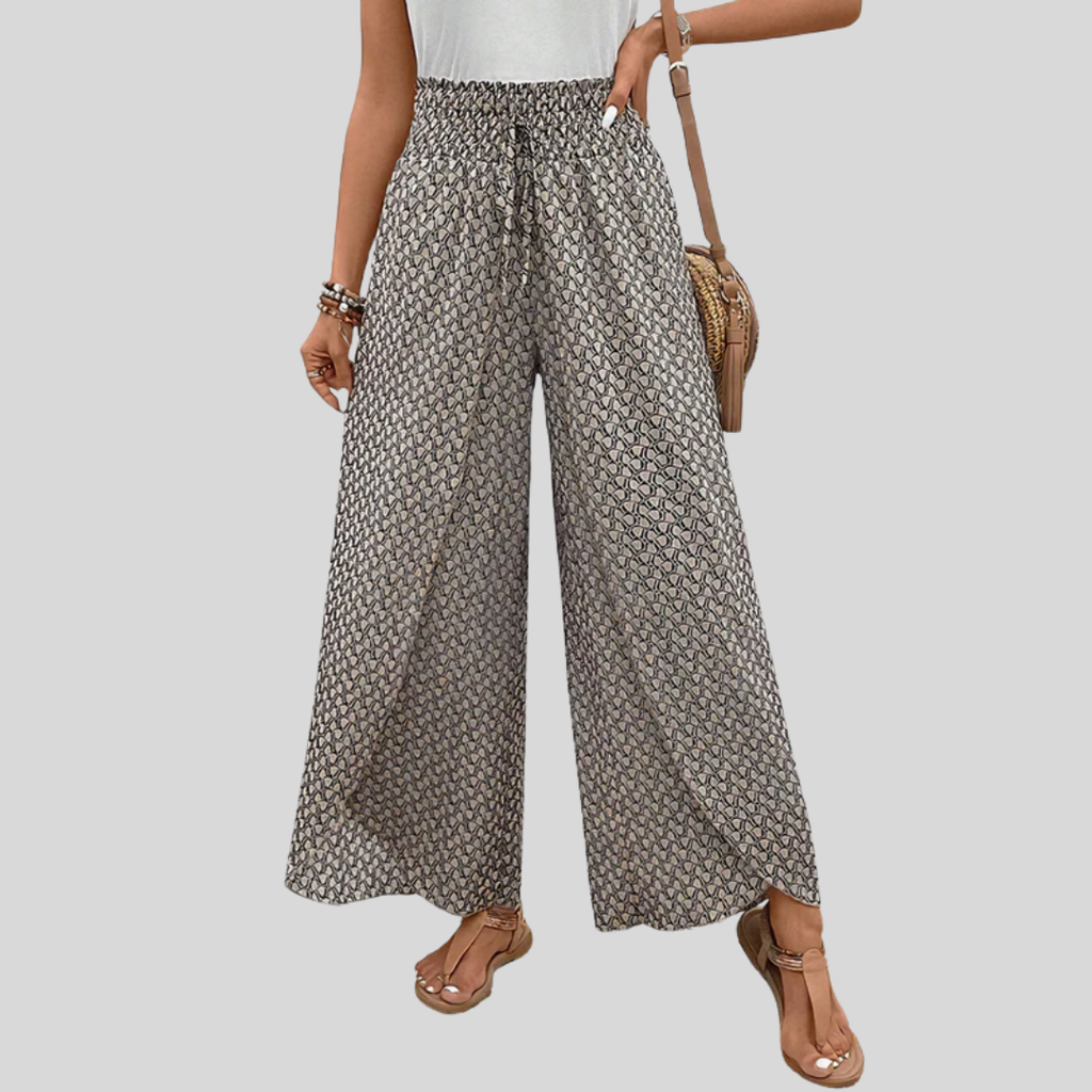 SAHARA | PRINTED ELASTIC-WAIST DRESS