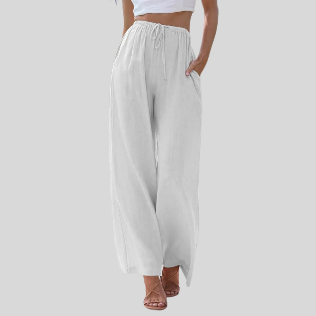 VIVIAN | WIDE-FIT SUMMER TROUSERS