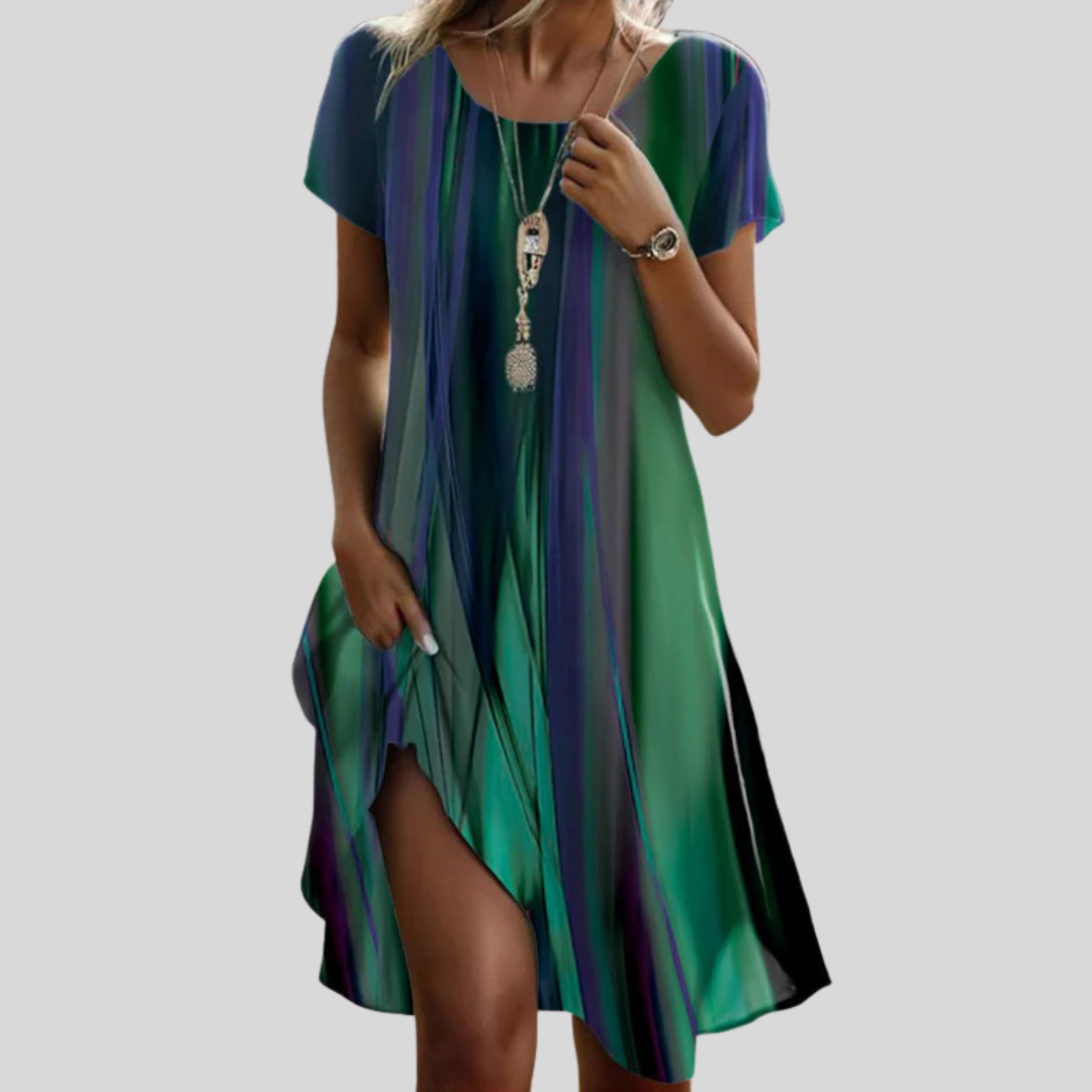 GENNA | PRINTED MIDI DRESS