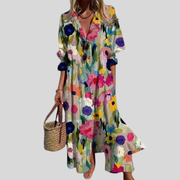 Zariah | Elegant Maxijurk In Bohemian Style Dress