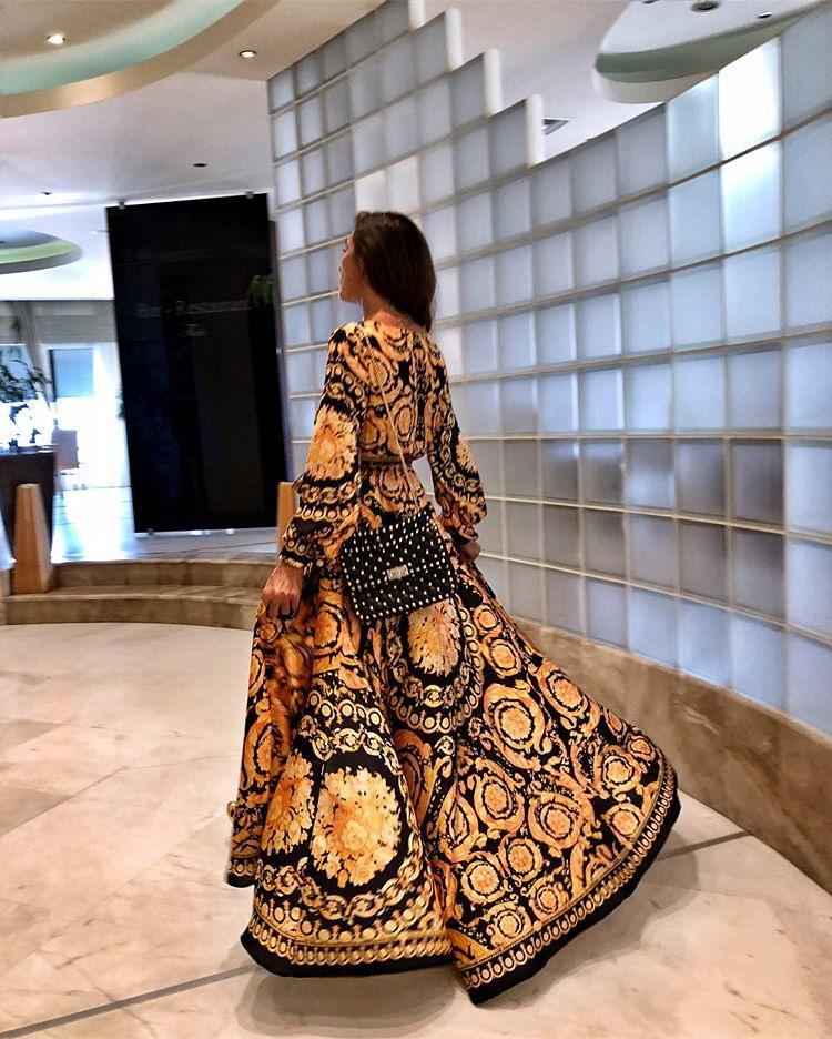FAYE | PRINTED BELTED DRESS