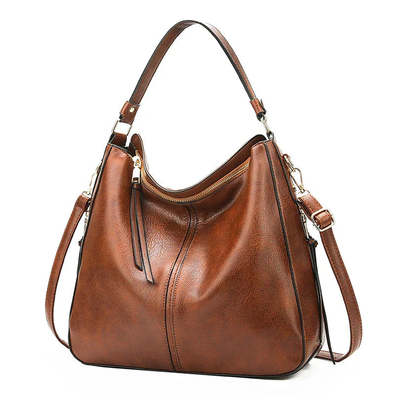 LISA | LEATHER SHOULDER BAG