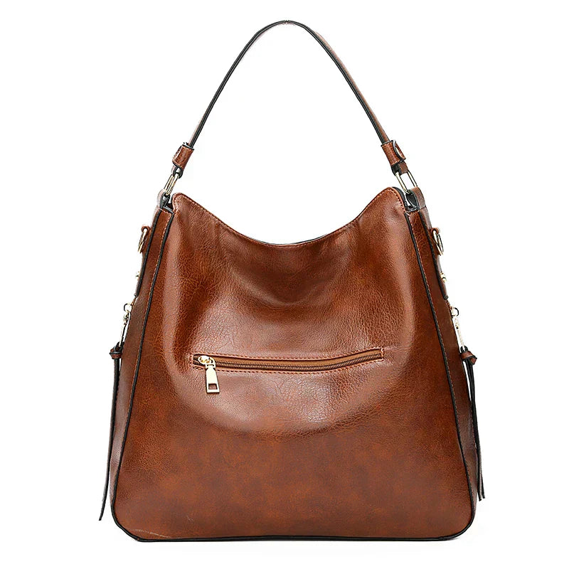 LISA | LEATHER SHOULDER BAG