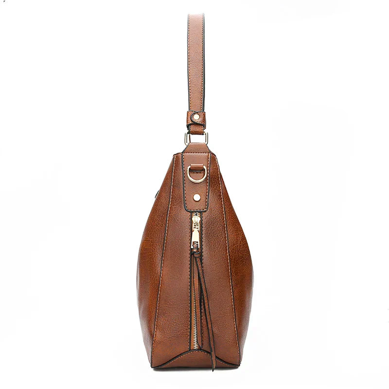 LISA | LEATHER SHOULDER BAG