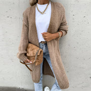 Nicolina | Open-Front Long Cardigan