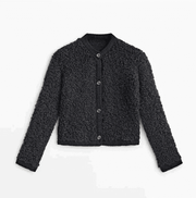 Vicki | Textured Button-Front Jacket