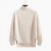 Valda | Stand-Neck Ribbed Jumper
