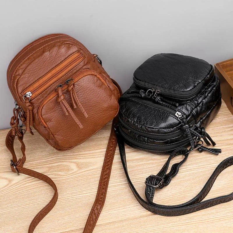 SARA | LEATHER SHOULDER BAG