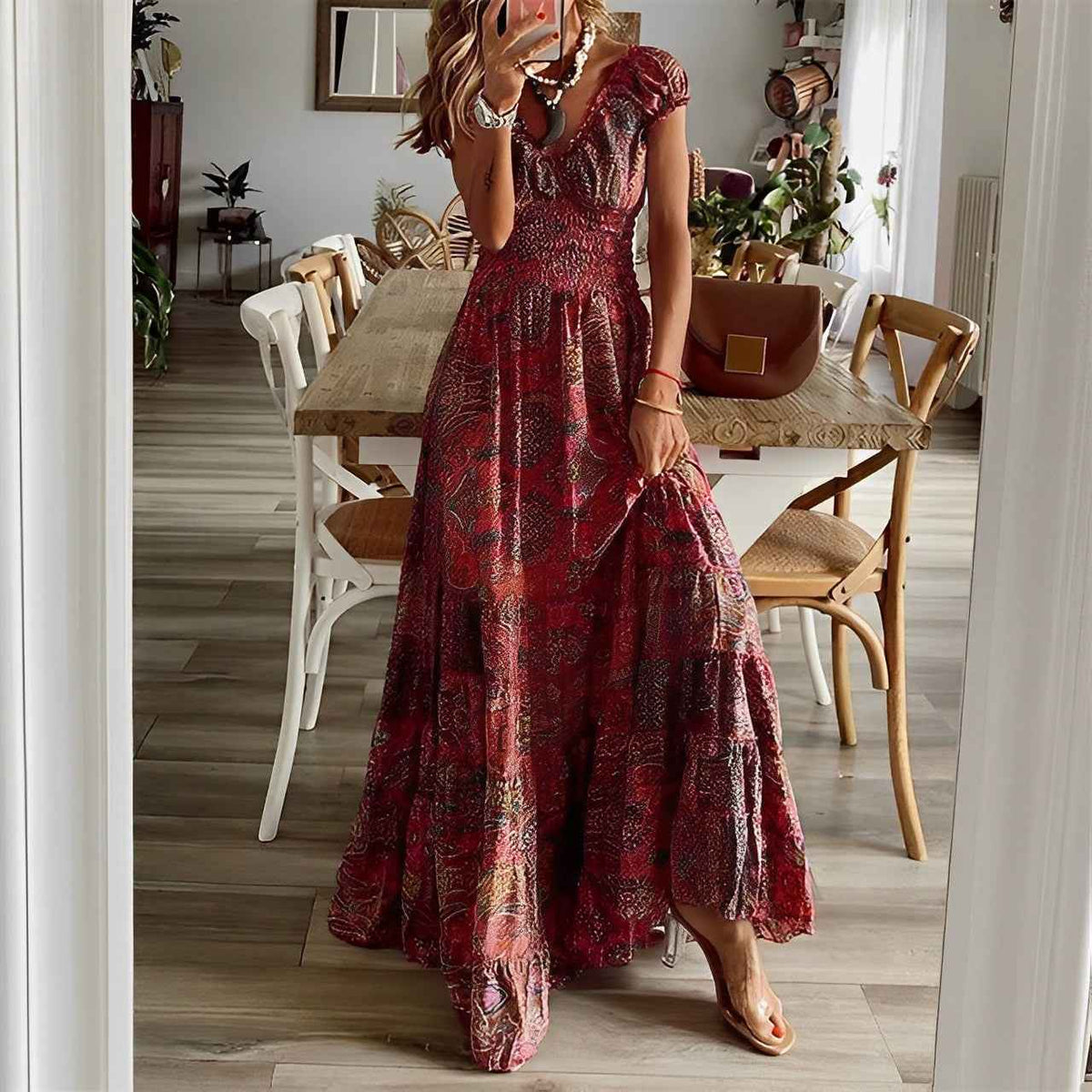 KAIDA | FLOWING MAXI DRESS