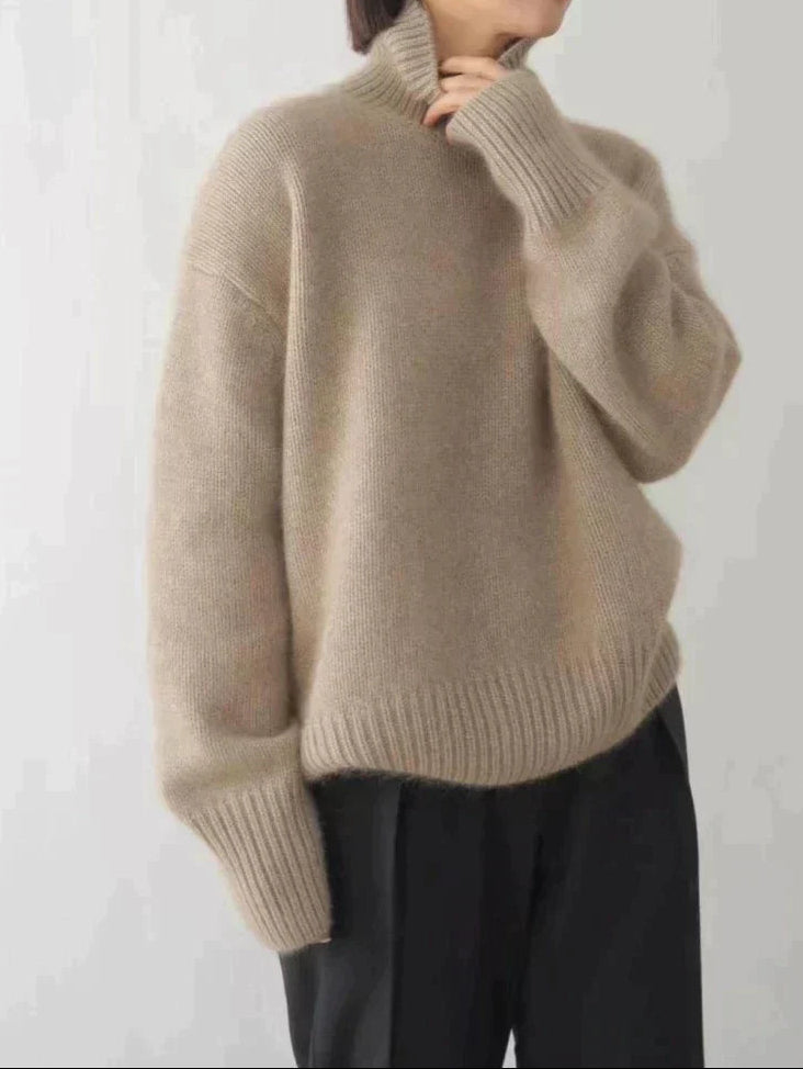 Amaya | Luxury Cashmere Turtleneck Jumper
