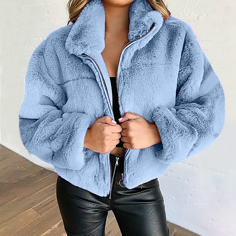 Ryanne | Textured Hooded Zip Jacket