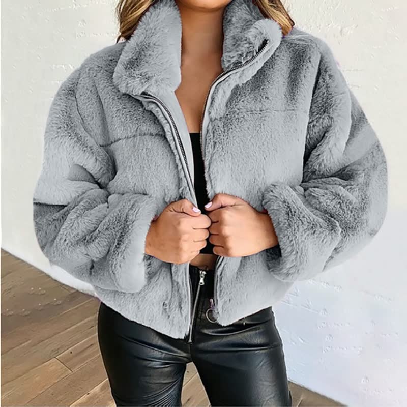 Ryanne | Textured Hooded Zip Jacket