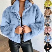 Ryanne | Textured Hooded Zip Jacket
