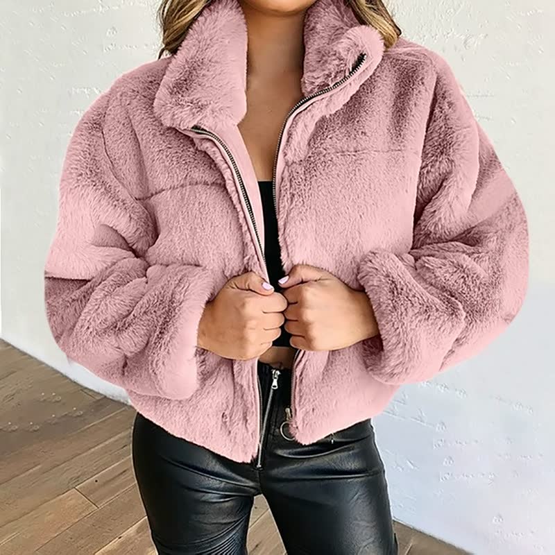 Ryanne | Textured Hooded Zip Jacket