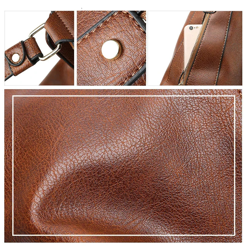 LISA | LEATHER SHOULDER BAG