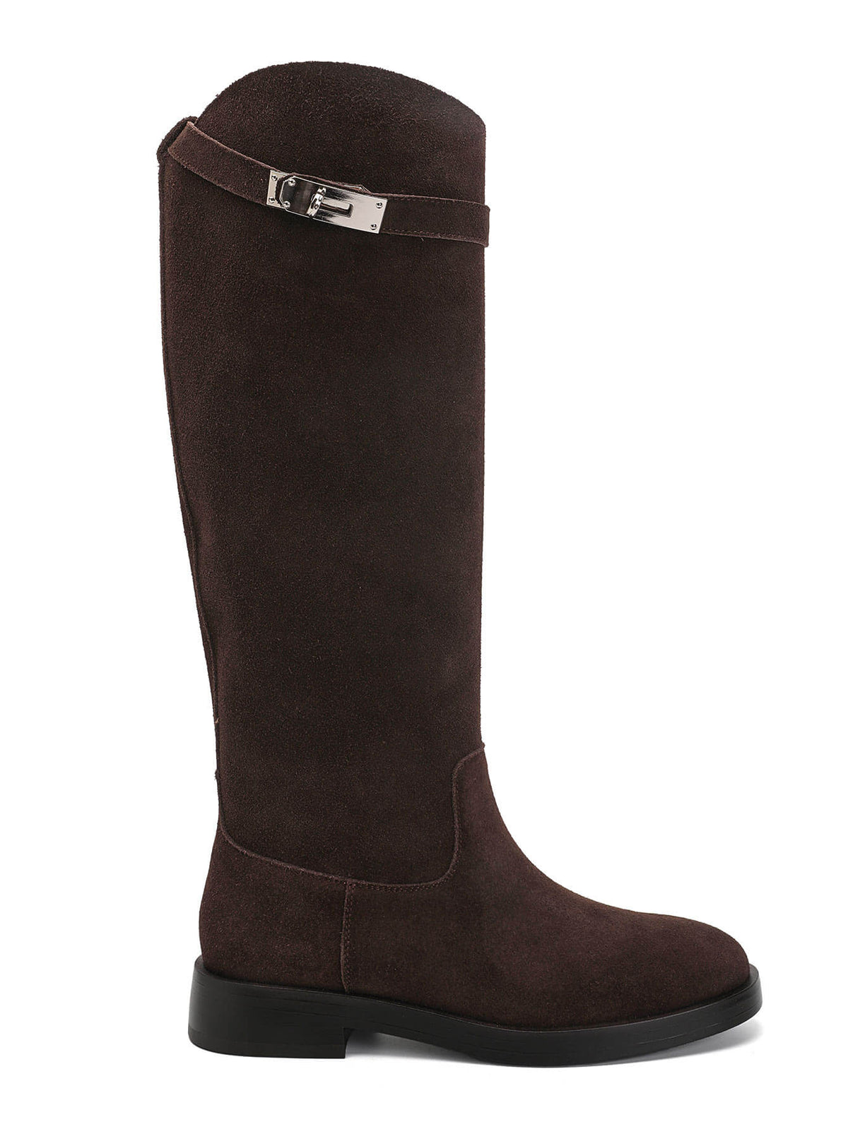Ragnhild leather high boots in brown