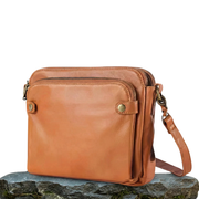 Kimberly | Classic Leather Crossbody Bag