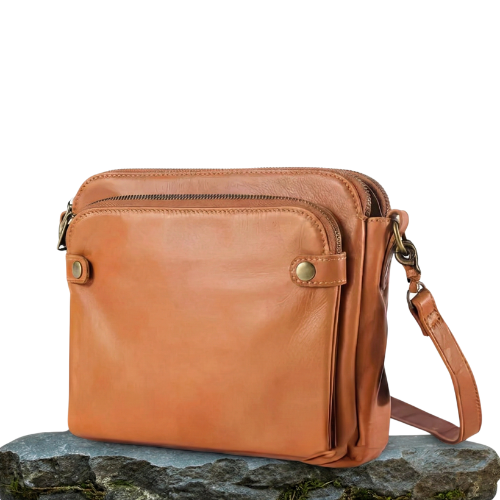 Kimberly | Classic Leather Crossbody Bag
