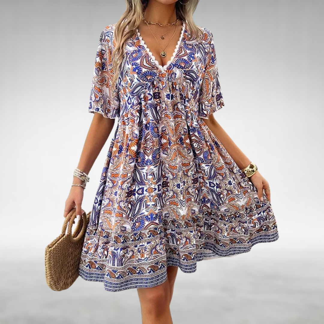 Quinley | Swing Boho Dress