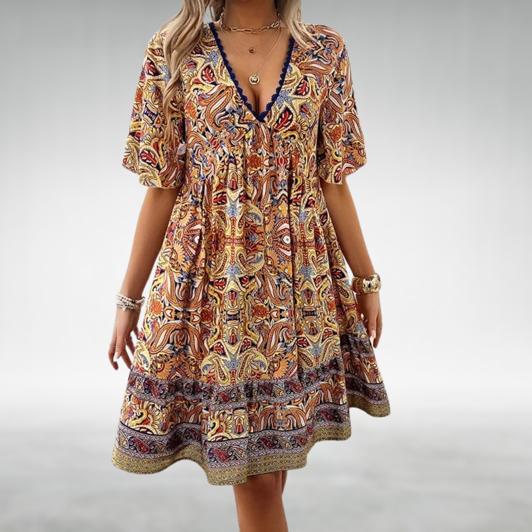 Quinley | Swing Boho Dress