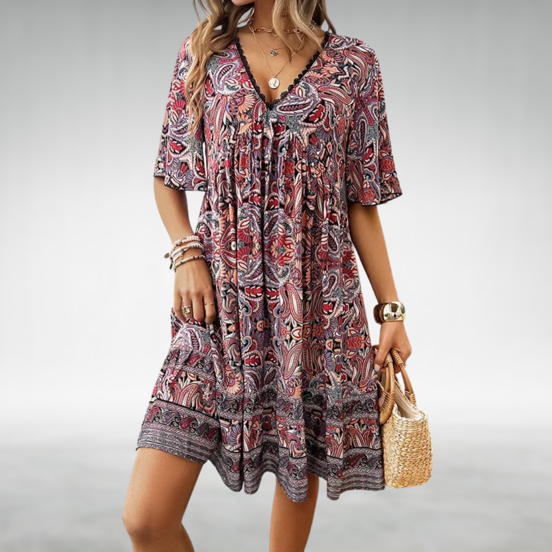 Quinley | Swing Boho Dress