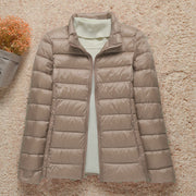 Lucasta | Ultra-Light Quilted Padded Jacket – Black Hooded