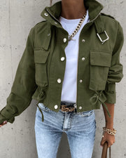 Rebekah | Cropped Utility Jacket