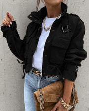 Rebekah | Cropped Utility Jacket