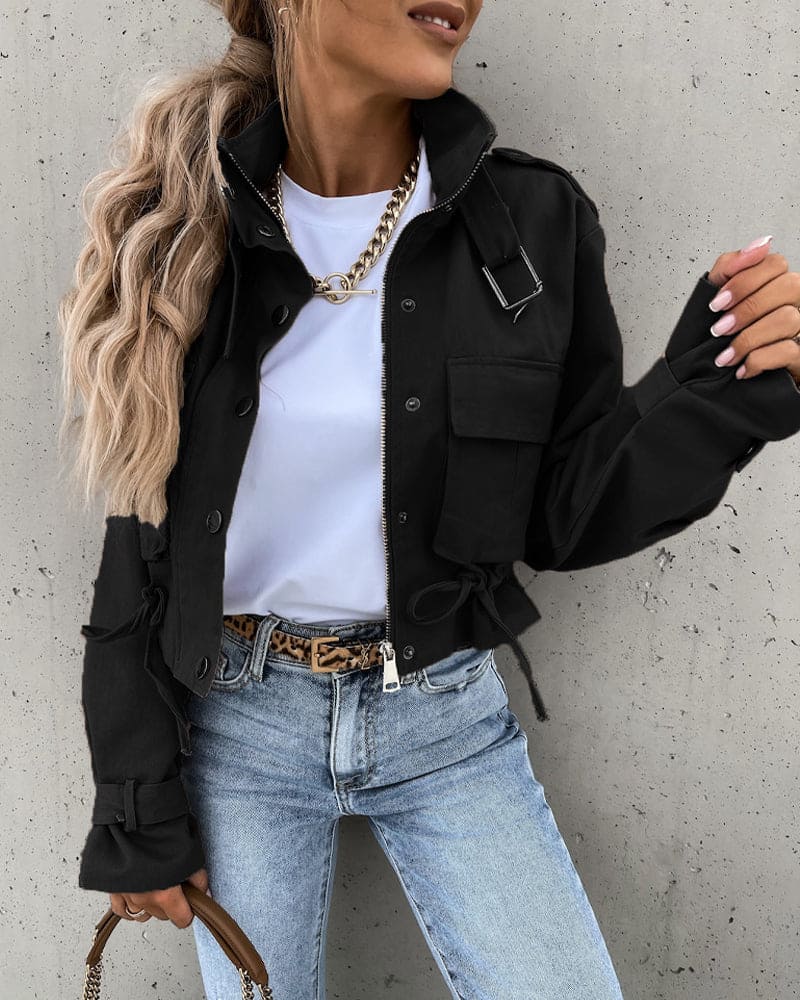 Rebekah | Cropped Utility Jacket