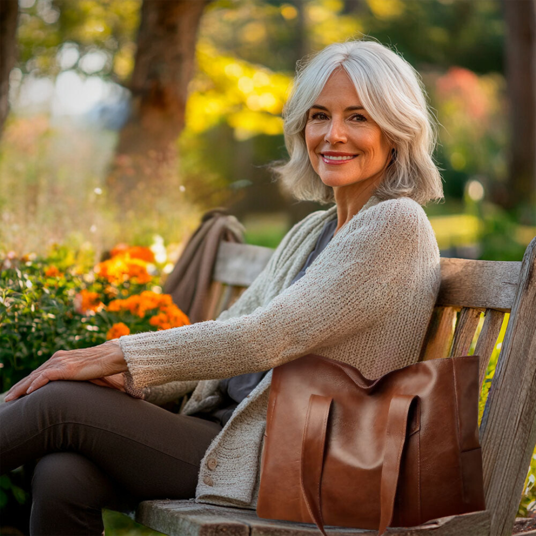 STEPHANIE | LEATHER SHOULDER BAG