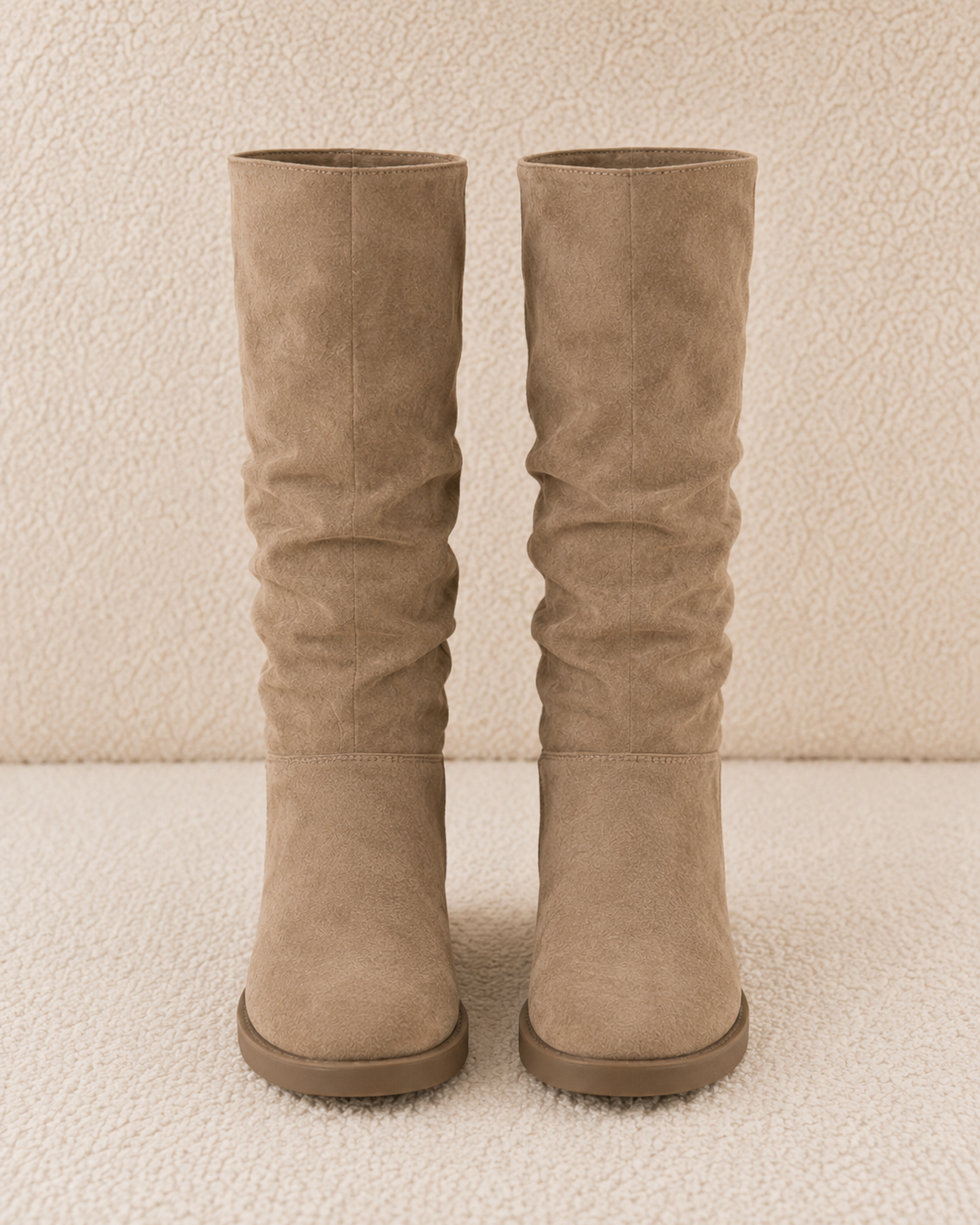 Jessamy high block-heel boots in khaki