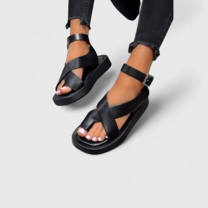 NEVE | PLATFORM WIDE-FIT SANDALS