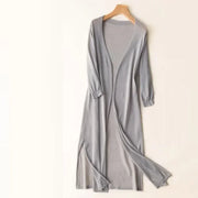 Tempie | Open-Front Long Cardigan