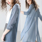 Tempie | Open-Front Long Cardigan