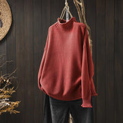 Jenell | Stand-Neck Ribbed Jumper