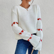 Bulah | Heart-Sleeve Ribbed Jumper