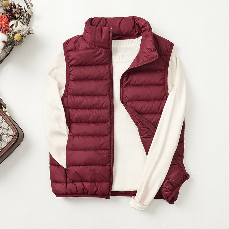 Anamaria | Stand-Collar Quilted Gilet