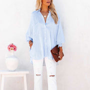 Blanchie | Striped Button Shirt