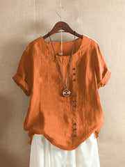 Anakaren | Button-Front Short-Sleeve Shirt