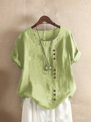 Anakaren | Button-Front Short-Sleeve Shirt