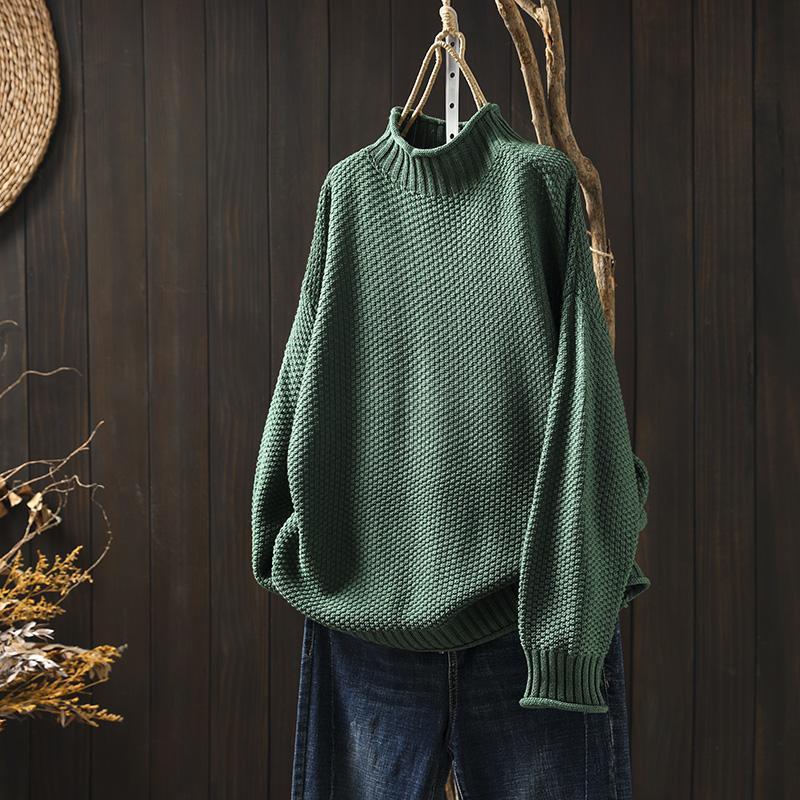 Jenell | Stand-Neck Ribbed Jumper