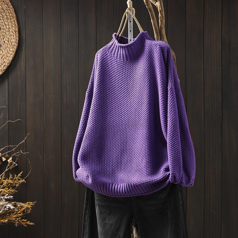Jenell | Stand-Neck Ribbed Jumper